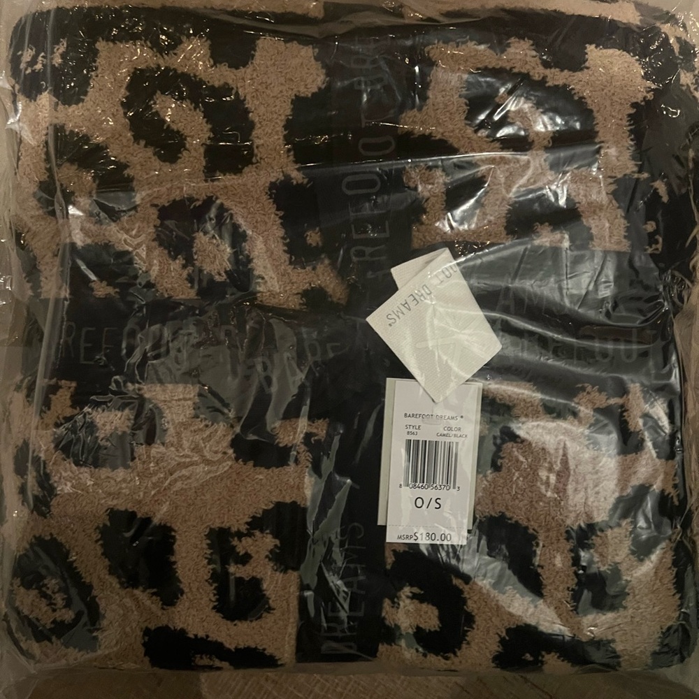 Barefoot dreams blanket camel black